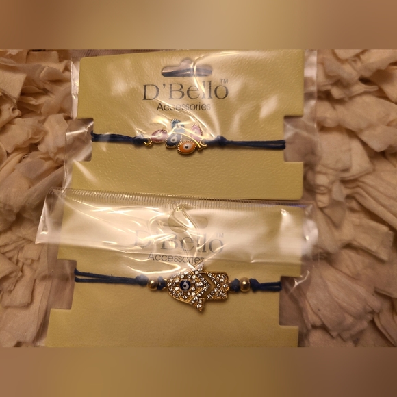 Two brand NWT D'Bello Accessories bracelets - Evil Eye Protection 🧿 - Picture 3 of 7